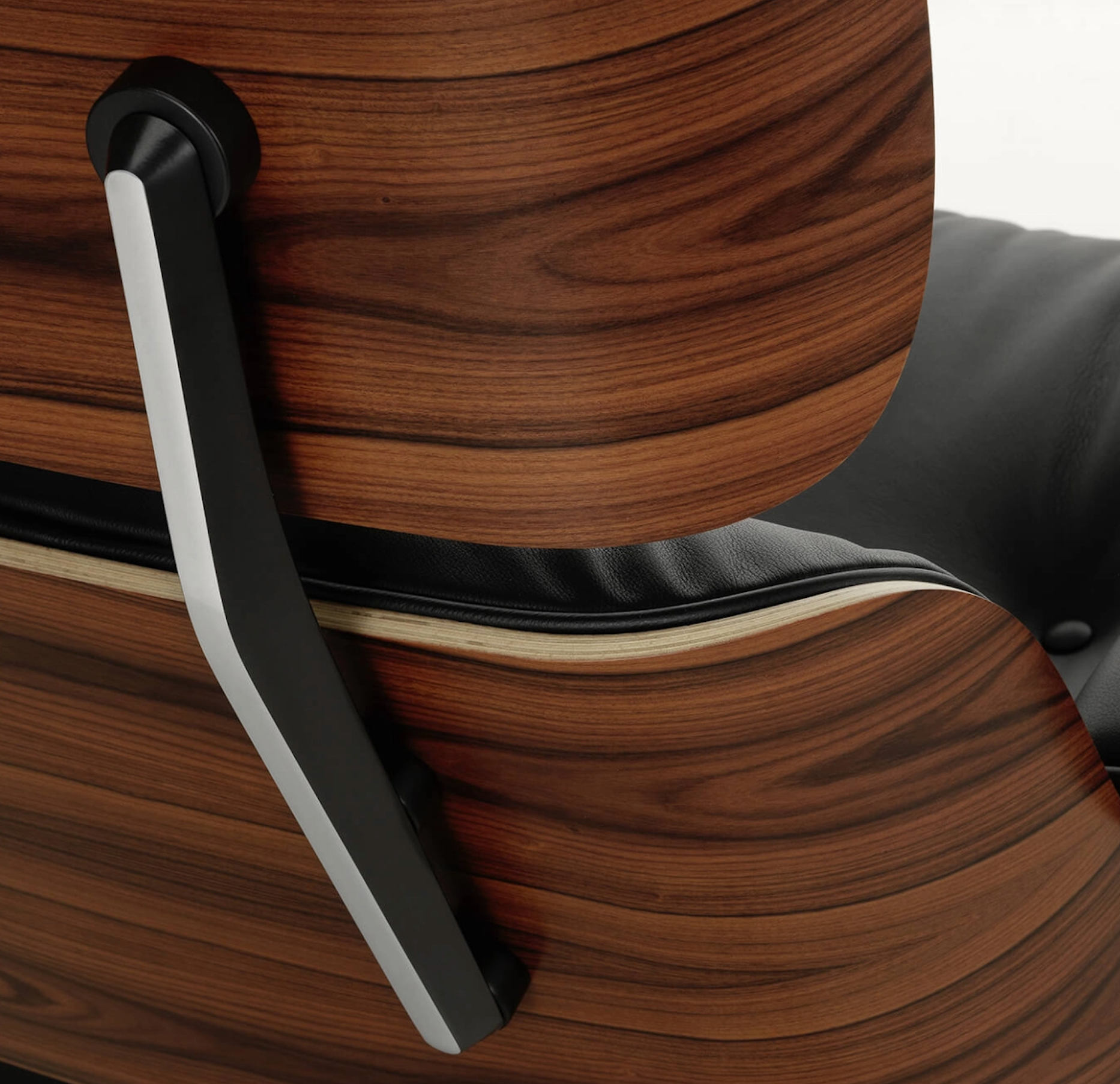 VITRA - Set fauteuil & repose-pieds Lounge Chair & Ottoman tissu / Eames (1956)