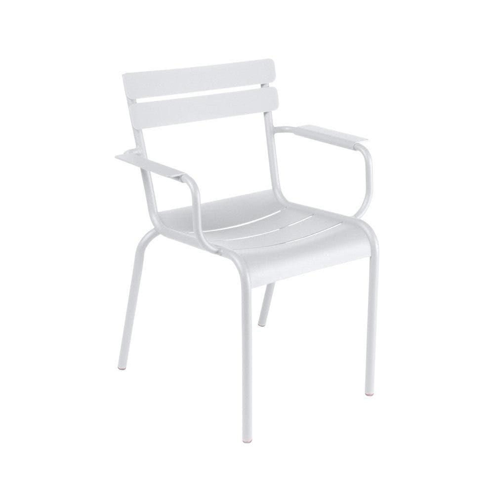 Armlehnstuhl LUXEMBOURG Bridge-Fermob-Baumwollweiß- | Homestorys