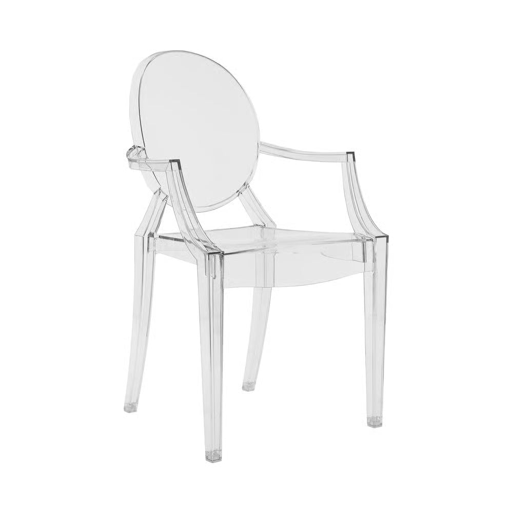 KARTELL - Fauteuil empilable Louis Ghost / Philippe Starck, 2002 - Polycarbonate 2.0
