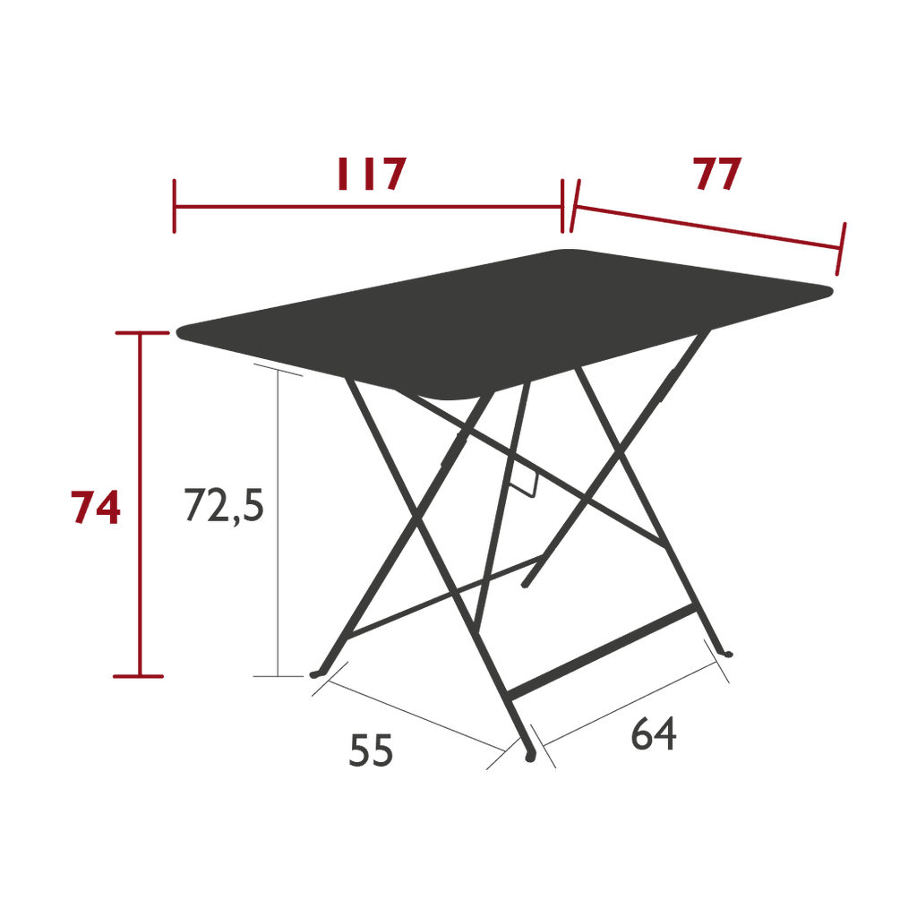 Garden Table Bistro - 117x77