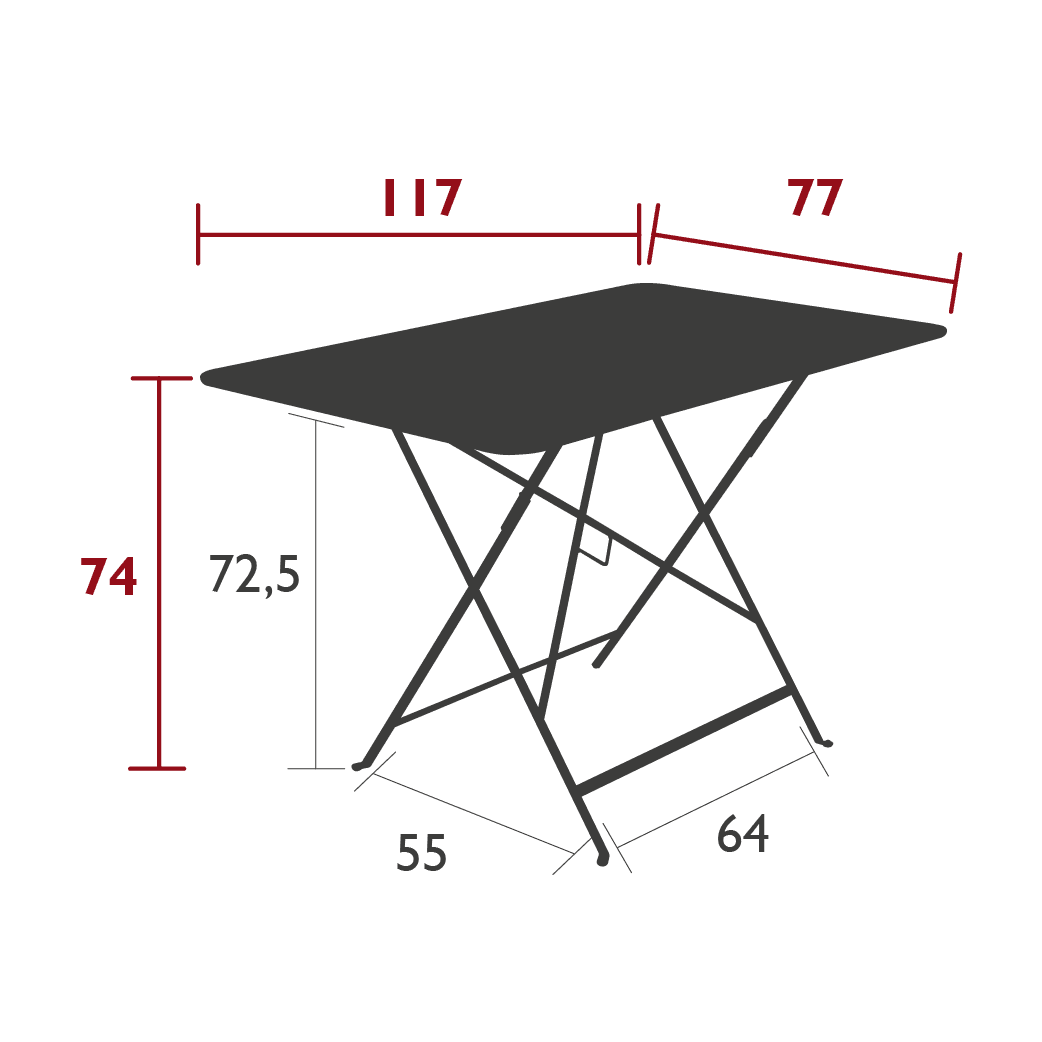 Garden Table Bistro - 117x77