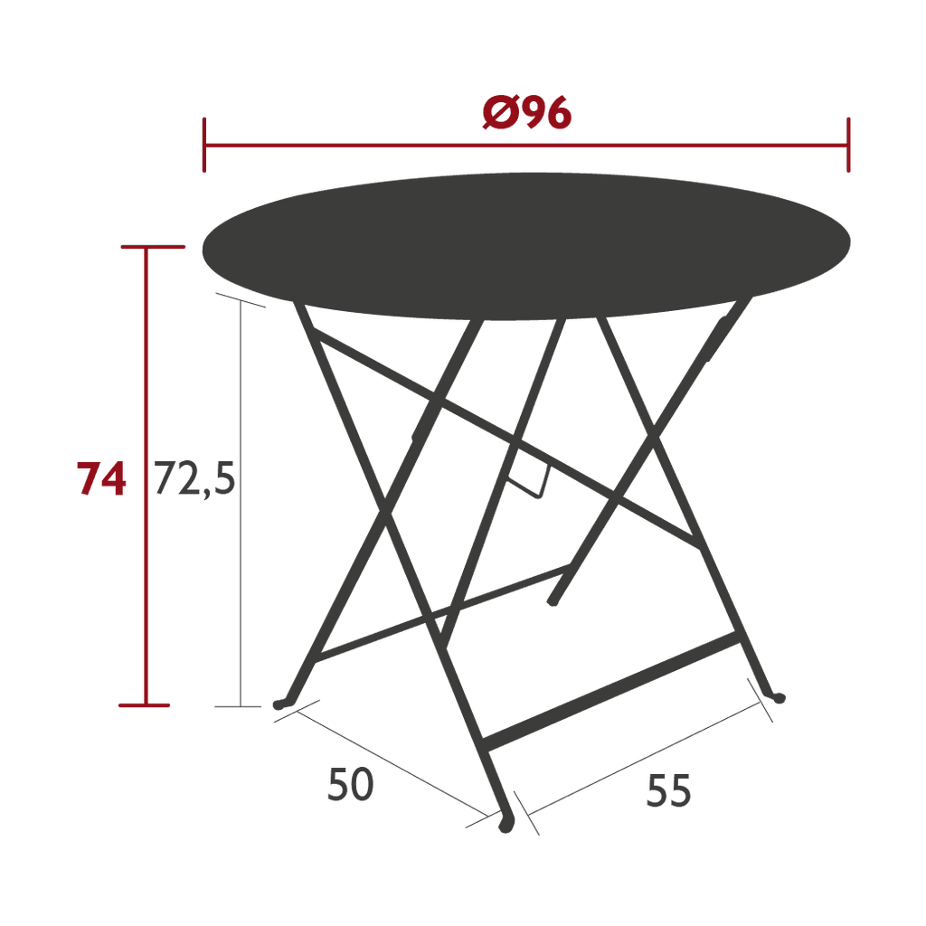 Table de jardin BISTRO - Ø96
