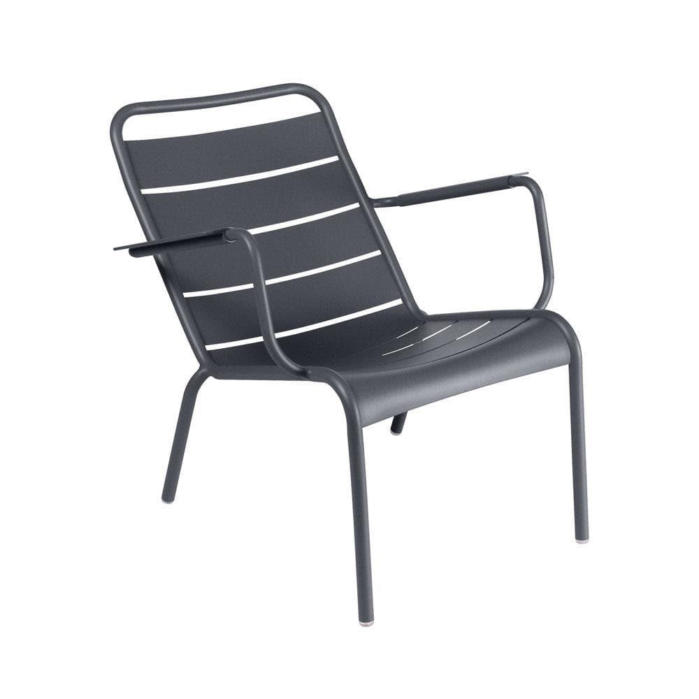 Tiefer Gartensessel LUXEMBOURG-Fermob-Anthrazit- | Homestorys